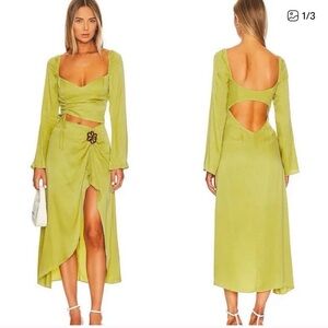 For Love & Lemons Allie Midi Dress